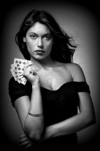Poker  Casinospiele  Frau